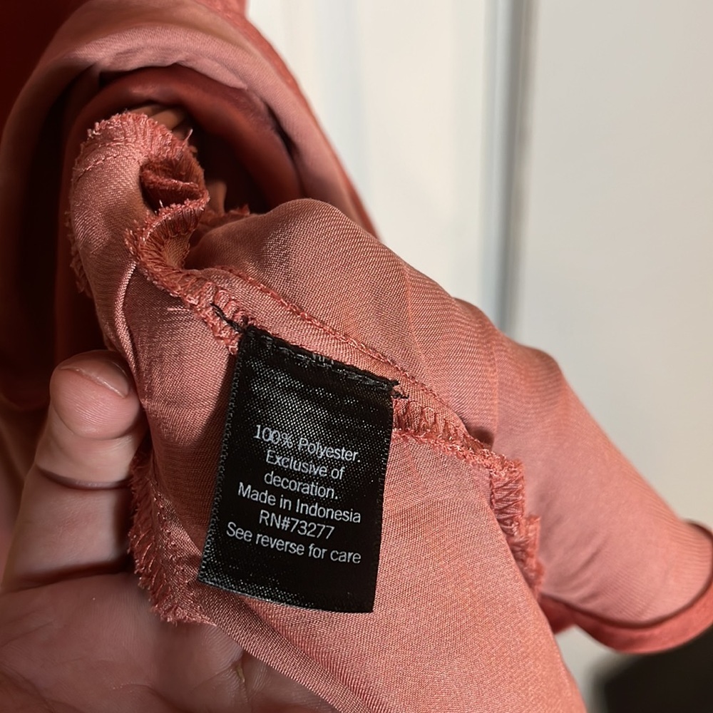 Simply Vera/ Vera Wang women’s copper colored dress size M - Picture 9 of 12